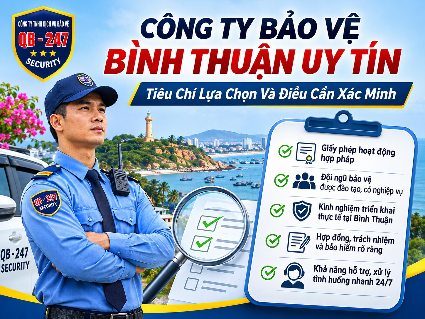 Công Ty Bảo Vệ Bình Thuận Uy Tín: Tiêu Chí Lựa Chọn Và Điều Cần Xác Minh