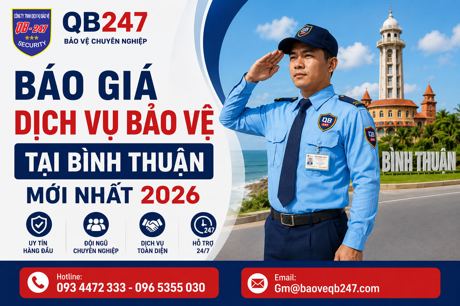 Báo Giá Dịch Vụ Bảo Vệ Tại Bình Thuận Mới Nhất 2026