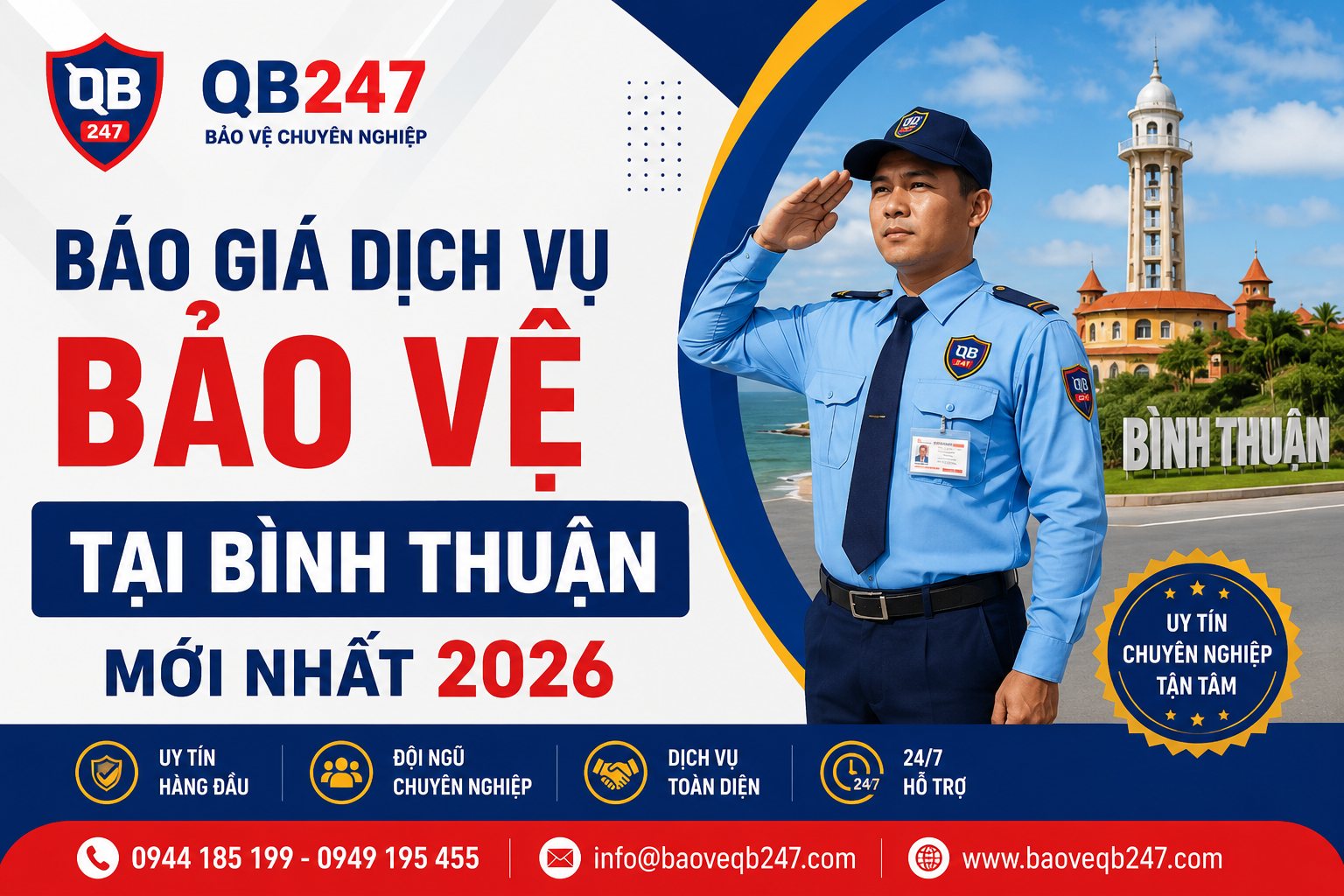 Báo Giá Dịch Vụ Bảo Vệ Tại Bình Thuận Mới Nhất 2026