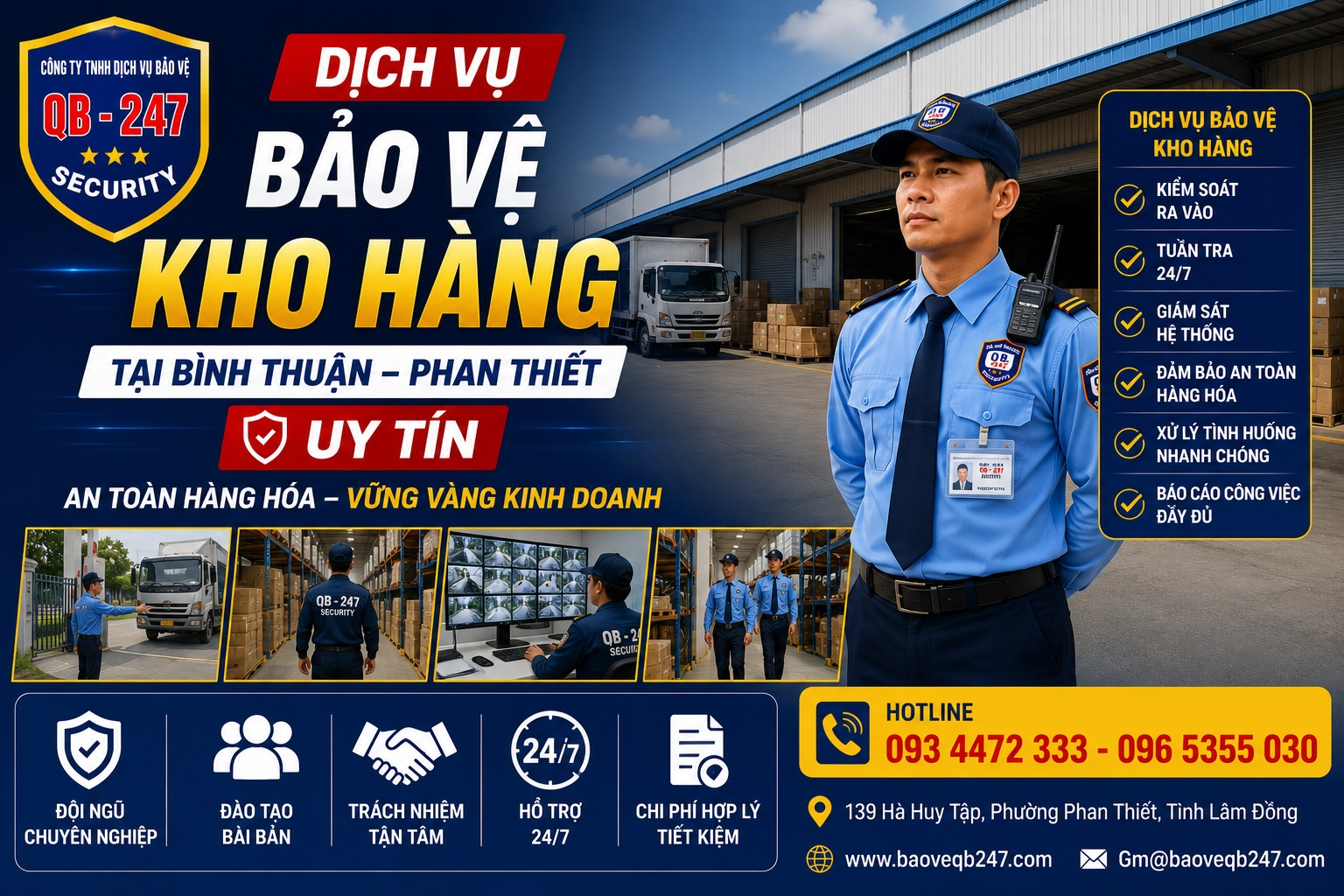 Dịch Vụ Bảo Vệ Kho Hàng Tại Bình Thuận – Phan Thiết Uy Tín