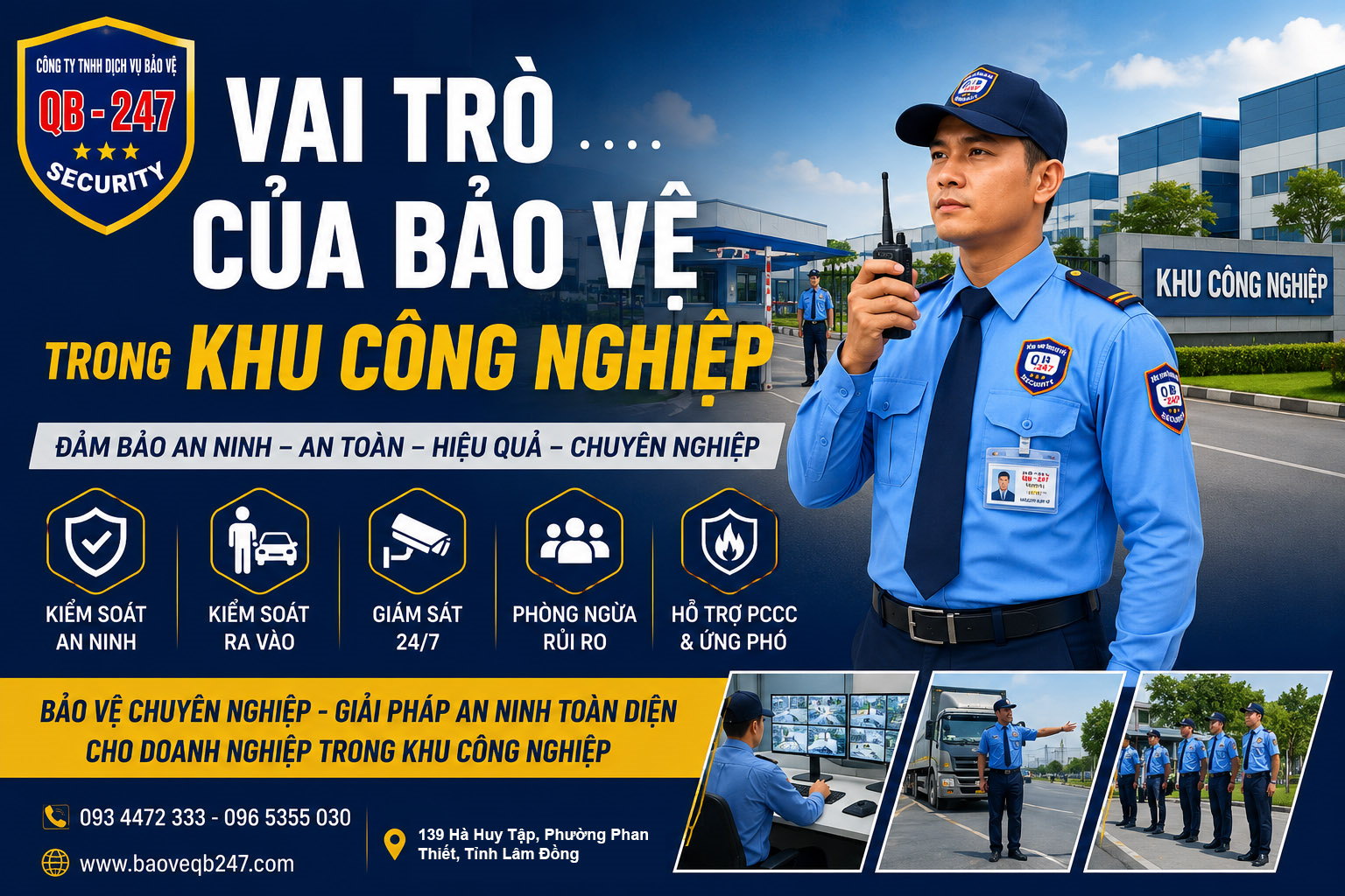 Vai Trò Của Bảo Vệ Khu Công Nghiệp Bình Thuận Hiện Nay